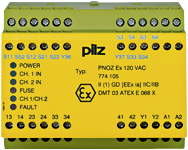PNOZ EX 120VAC 3n/o 1n/c