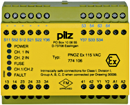 PNOZ EX 115VAC 3n/o 1n/c FM/USA
